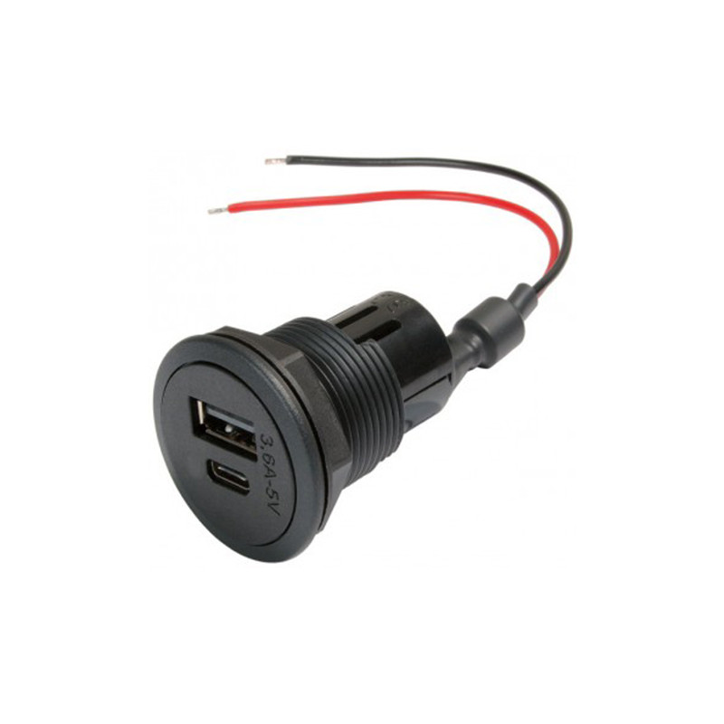 Caricabatteria Camper USB-C Presa USB 12V Per Auto E Camper - 3 Porte Con PD 36W E QC3.0, Luce Soft E Interruttore Pannello Ricarica Veicoli - Foto 9