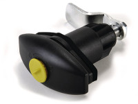 Fermeture pivotante Olive S 78mm sans cylindre noir