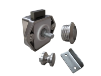 Push Lock Mini argent métallisée
