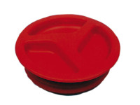 Tapón de entrada rojo Ø150mm